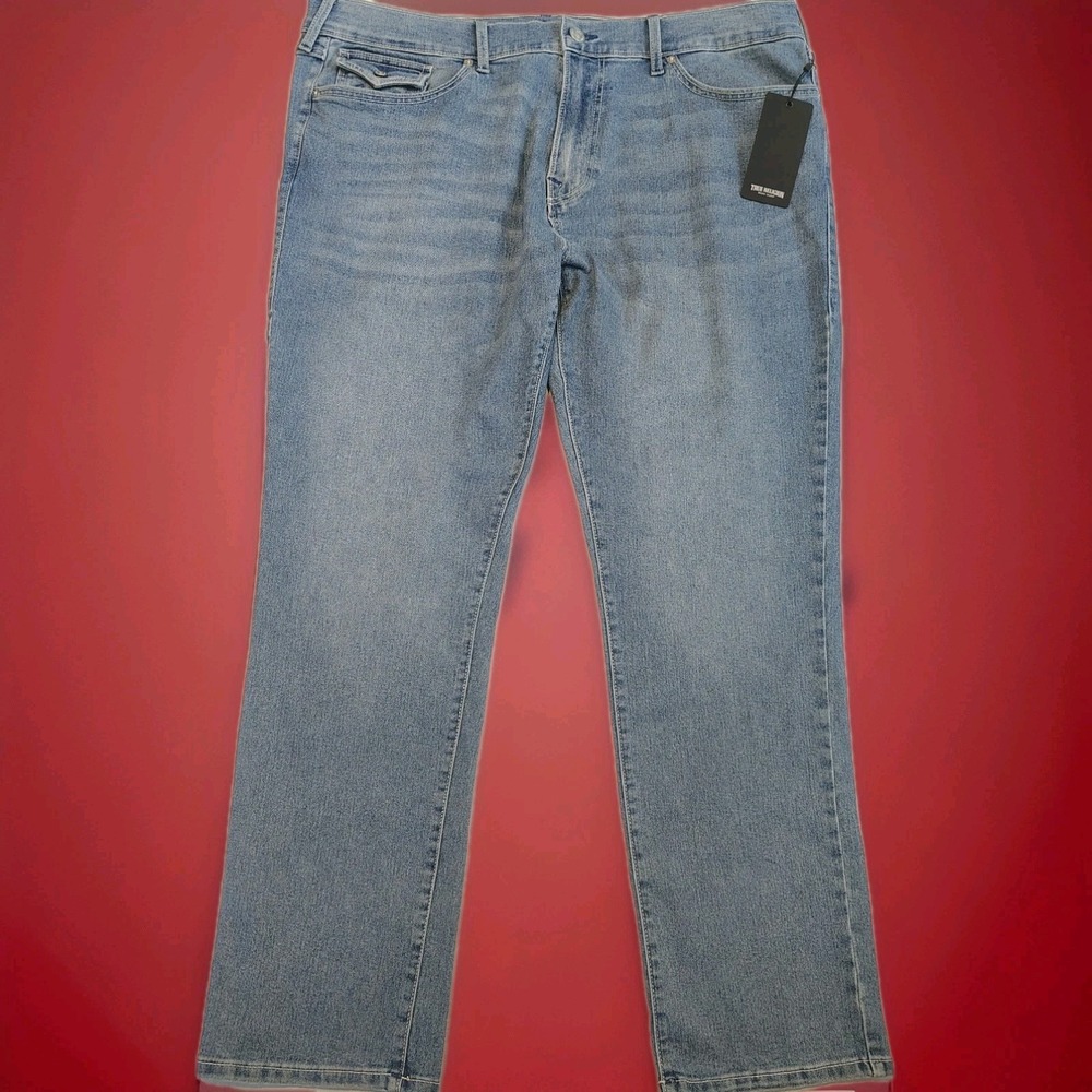 True Religion‎ Geno SN Flap Slim Light Idyllic Wash 40x32 Relaxed Slim Jean A4